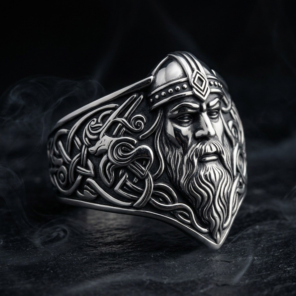 Zahelo oxidized sterling silver ring