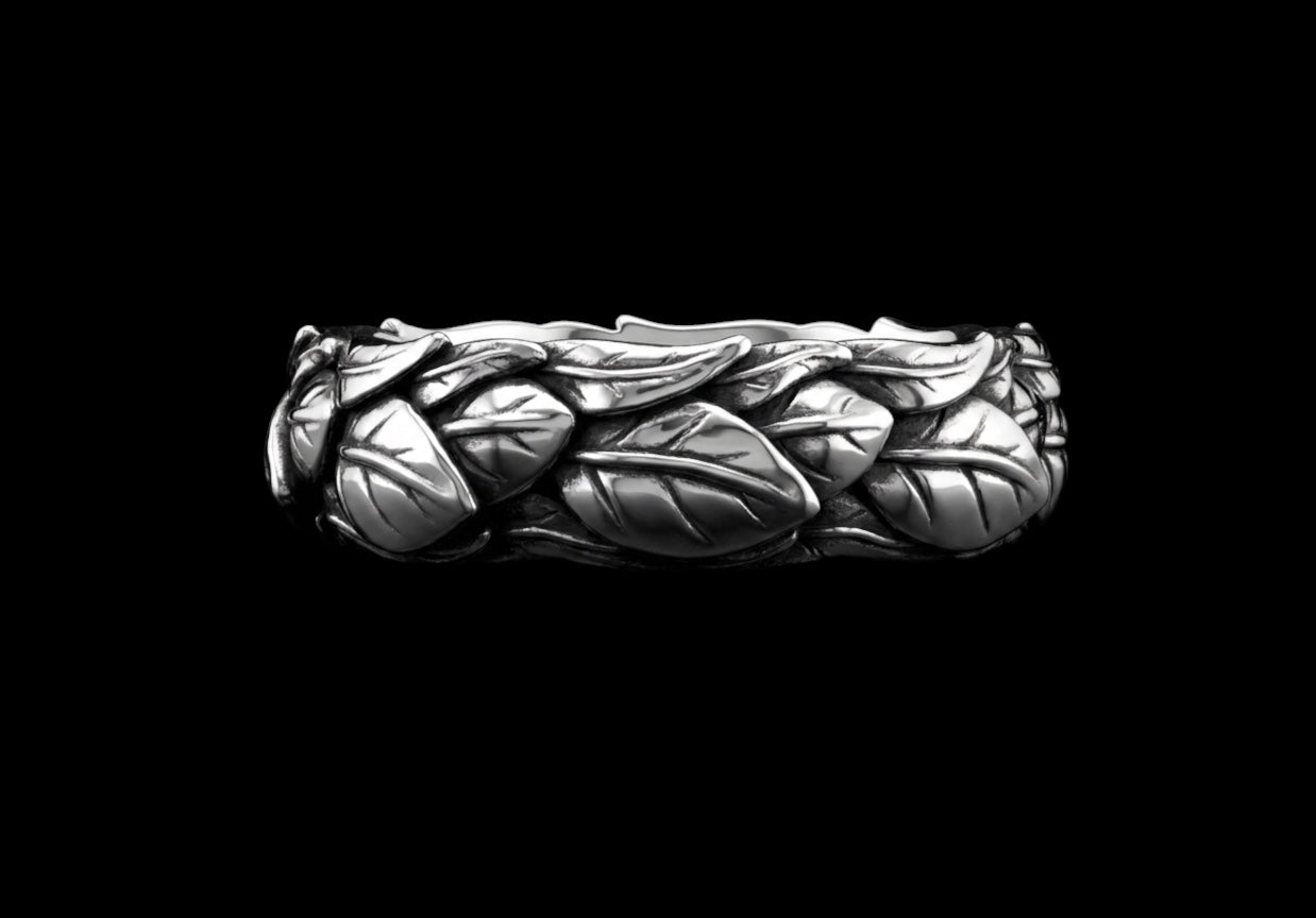 The Braided Band Ring - side view