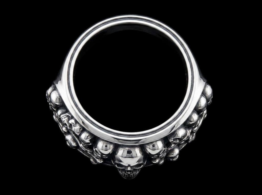 The Ossuary Band Ring - top view