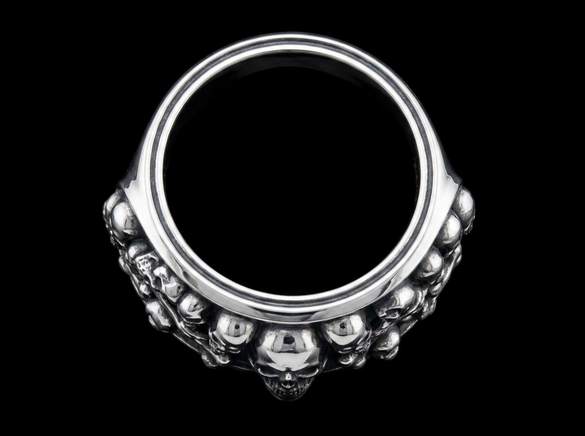 The Ossuary Band Ring - top view