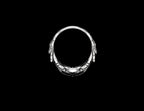 The Winged Skull Ring - top view