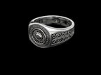 The Solstice Signet Ring - 3/4 view