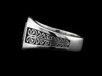 The Solstice Signet Ring - side view