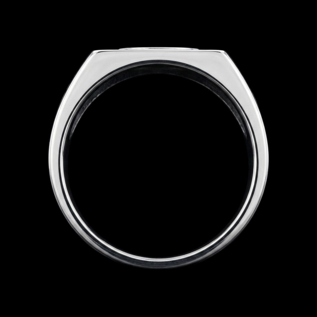 The Solstice Signet Ring - top view