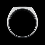 The Solstice Signet Ring - top view
