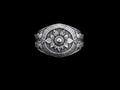 The Rosette Signet Ring - top view