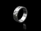 The Veined Band Ring - 3/4 view
