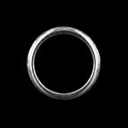 The Veined Band Ring - top view