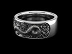 The Dragon Band Ring - 3/4 view