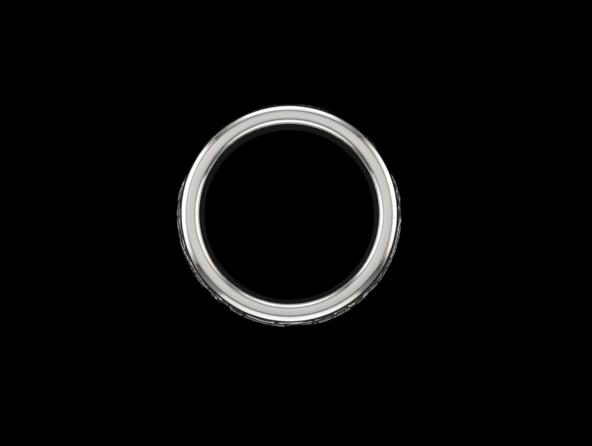 The Dragon Band Ring - top view