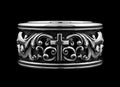 The Baroque Band Ring - side view