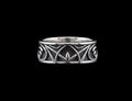 The Vesica Band Ring - side view