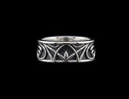 The Vesica Band Ring - side view