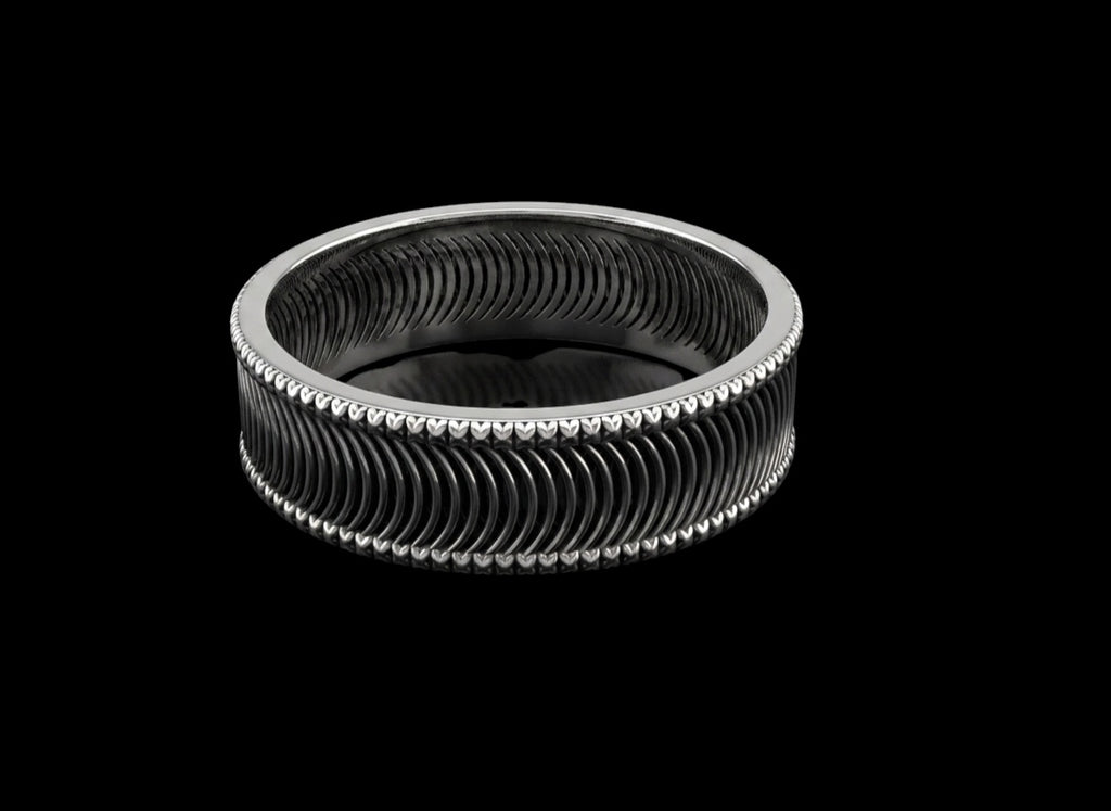 The Coil Band Ring - 3/4 view