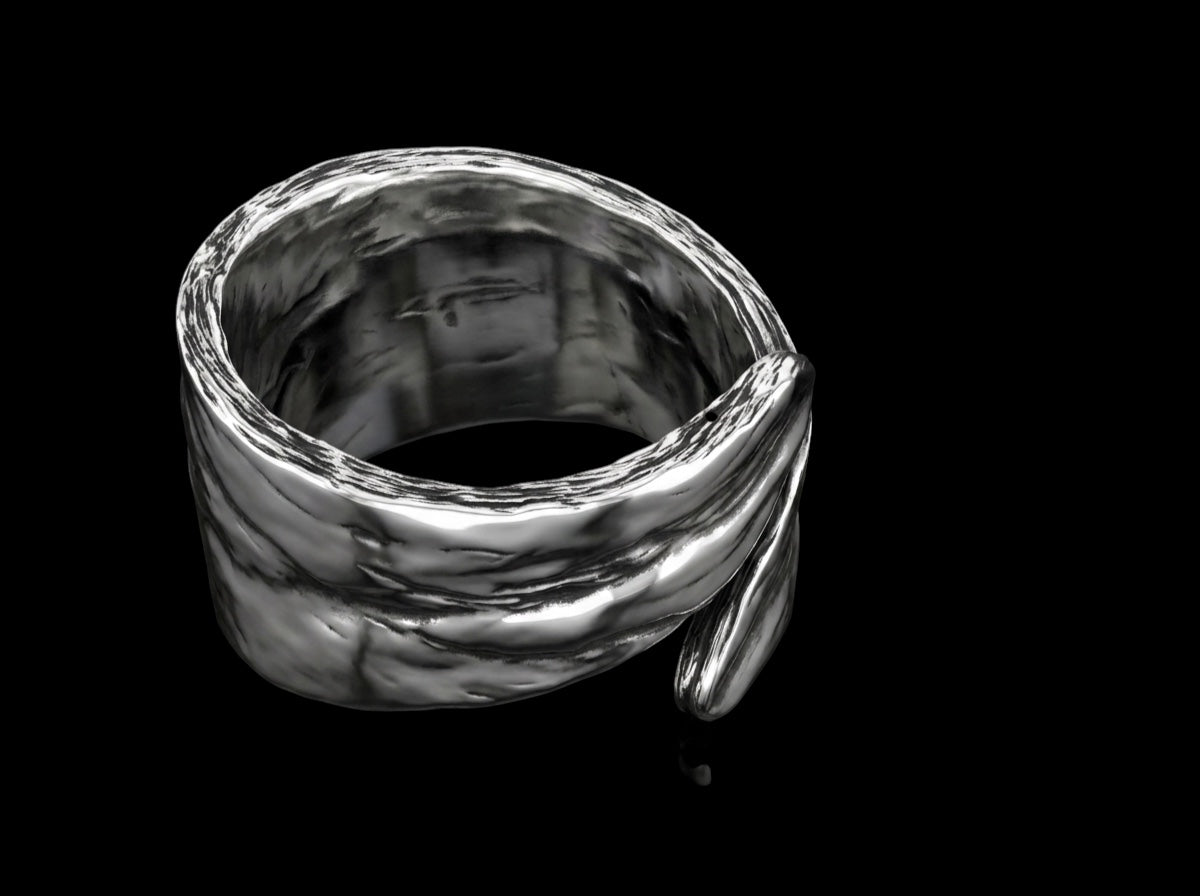 The Torsion Band Ring - 3/4 view