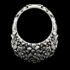 The Catrina Skull Ring - top view