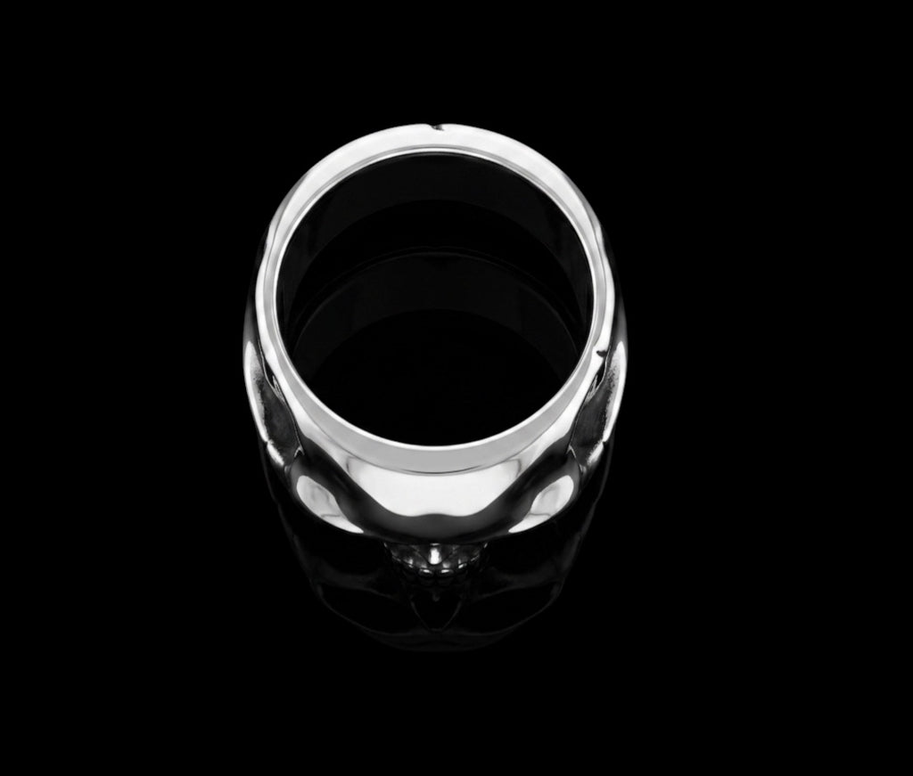The Reaper Skull Ring - top view