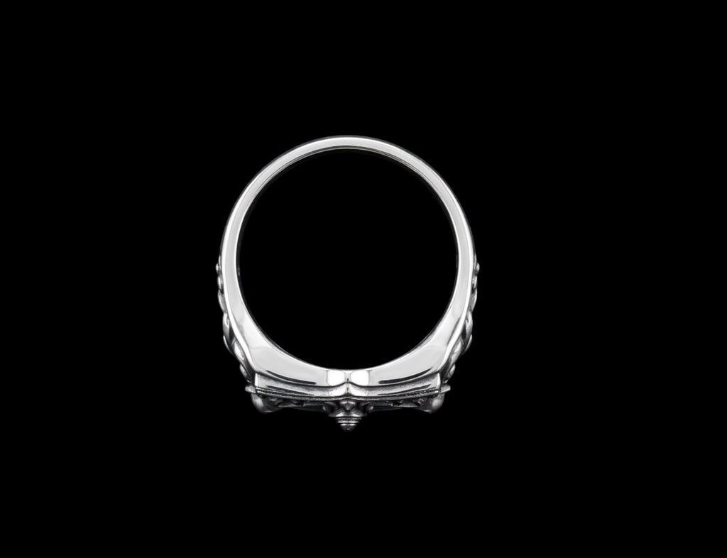 The Shield Signet Ring - top view