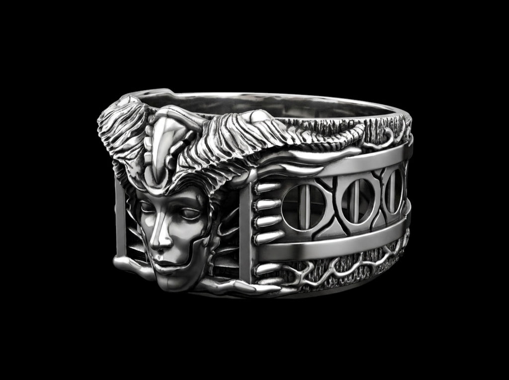 The Seraphim Band Ring - 3/4 view