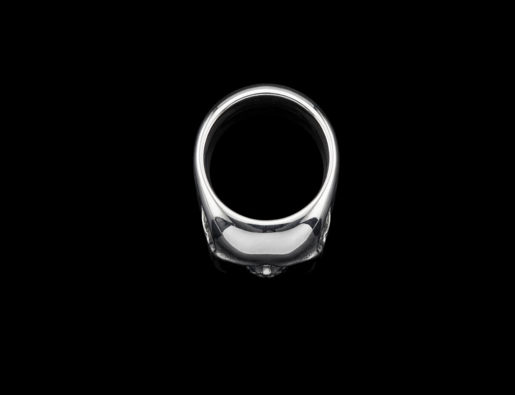 The Skull Signet Ring - top view