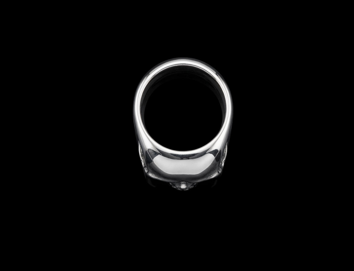 The Skull Signet Ring - top view