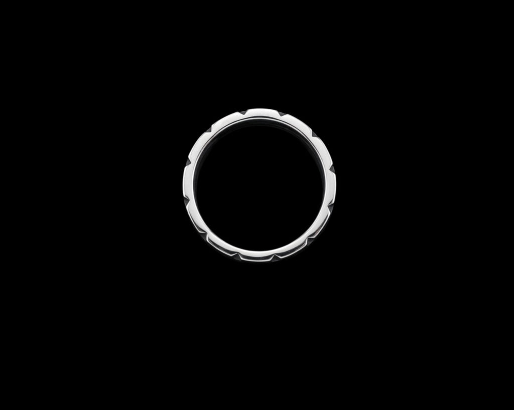 The Cross Weave Band Ring - top view