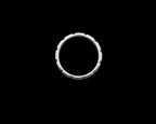 The Cross Weave Band Ring - top view
