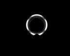 The Cleft Band Ring - top view